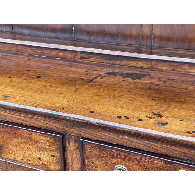 Antique English Oak Welsh Dresser For Sale - Image 13 of 18
