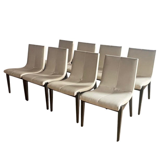 Nine Holly Hunt “Siren” Dining Chairs For Sale - Image 9 of 11