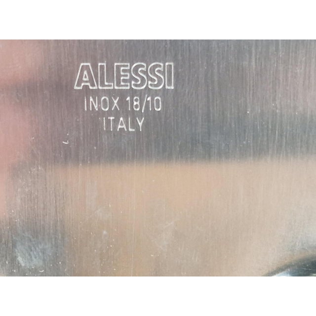 Silver Divided Stainless Steel Tray by Carlo Mazzeri for Alessi, Italy, 1960s For Sale - Image 8 of 9