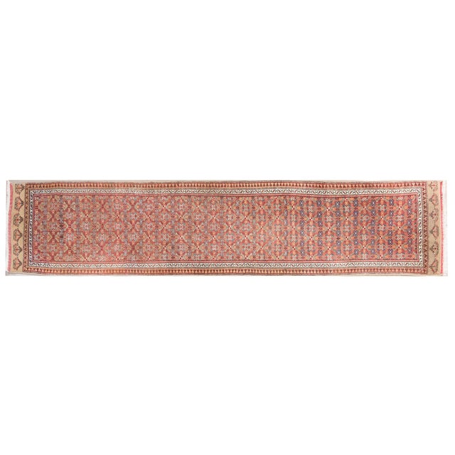 Red Early 20th Century Persian Serab Rug For Sale - Image 8 of 12