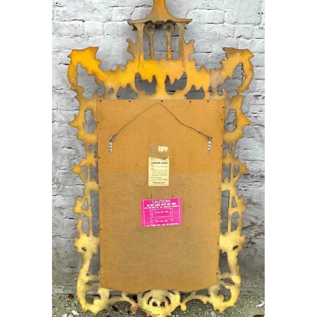 Chinese Chippendale Wall Mirror George II Style For Sale - Image 9 of 12