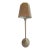 1970's Boho Chic White Wicker Floor Lamp For Sale