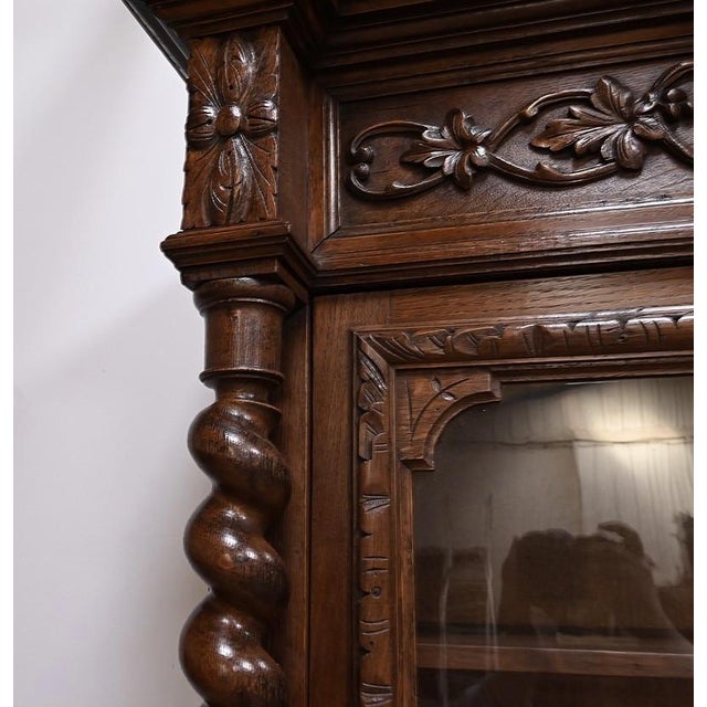 Narrow Cupboard in Oak For Sale - Image 9 of 18