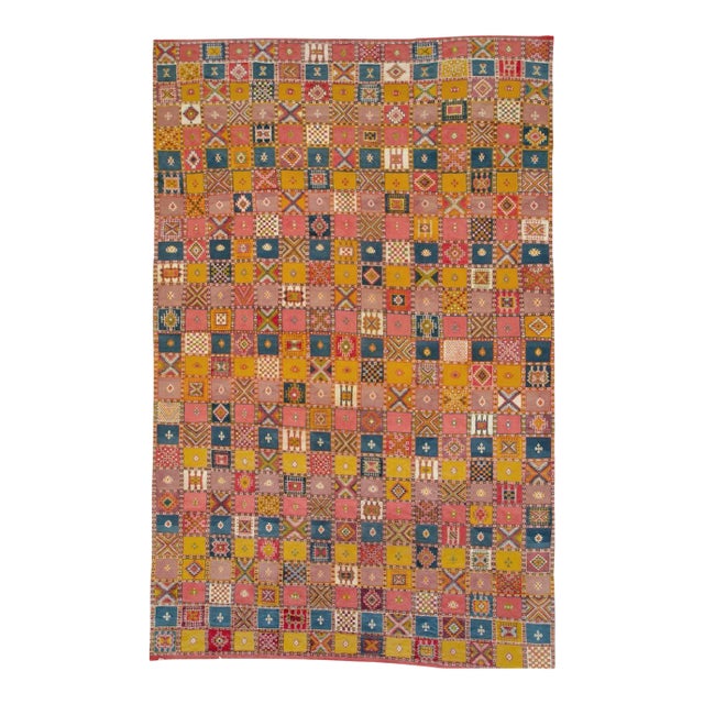 Galerie Shabab Collection Mid-20th Century Vintage Moroccan Oversize Carpet For Sale