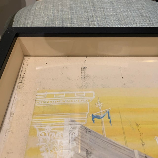 1960s Framed Watercolor Stage Rendering of Titus Andronicus by William Simmons For Sale In Miami - Image 6 of 10