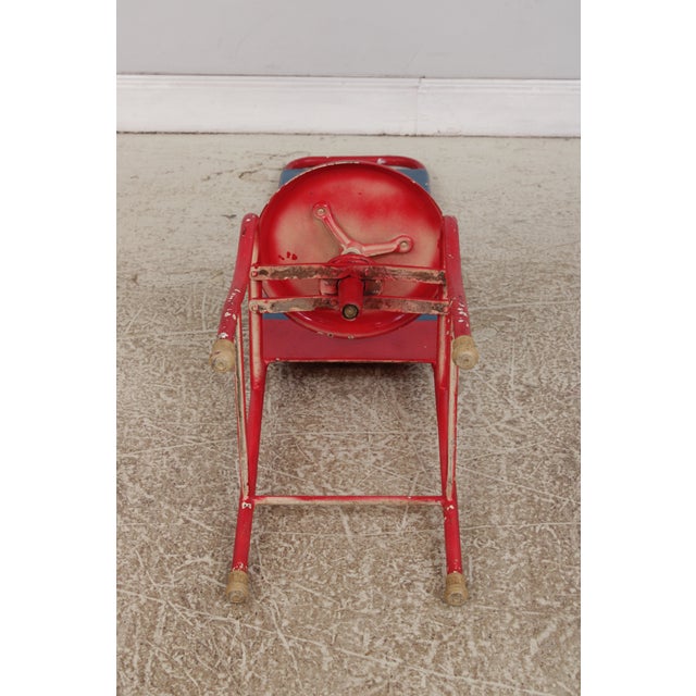 Charney Industrial Metal Chair Sculpture Seat For Sale - Image 14 of 15