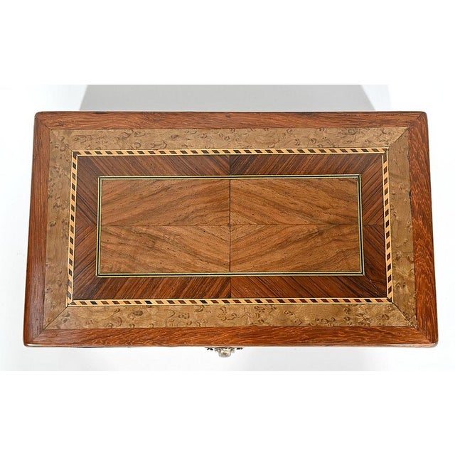 Early 20th Century Inlaid Wood Box For Sale - Image 5 of 18