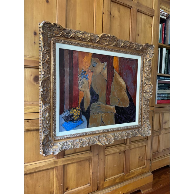 Oil Painting by Rip Matteson, "Enjoying the Season, C. 2005, Framed For Sale - Image 4 of 7