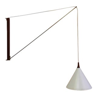 Counterbalance Arc Wall Lamp by Willem Hagoort for Hagoort, 1950s For Sale