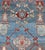 Textile Antique Persian Malayer Runner With Geometric Design in Blue Background 3'1 X 12'5 For Sale - Image 7 of 12