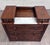 This is a gorgeous antique Victorian walnut dresser, circa 1870–1890, featuring a white marble inset, two raised glove...