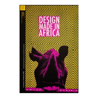 2006 Canadian Exhibition Poster - « Design Made in Africa », Uqam Center of Design - Alfred Halasa For Sale