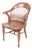 Stylish Turn of the Century Oak Office Chair For Sale