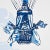 Contemporary Sample - Schumacher Balloons Wallpaper in Blue For Sale - Image 3 of 5