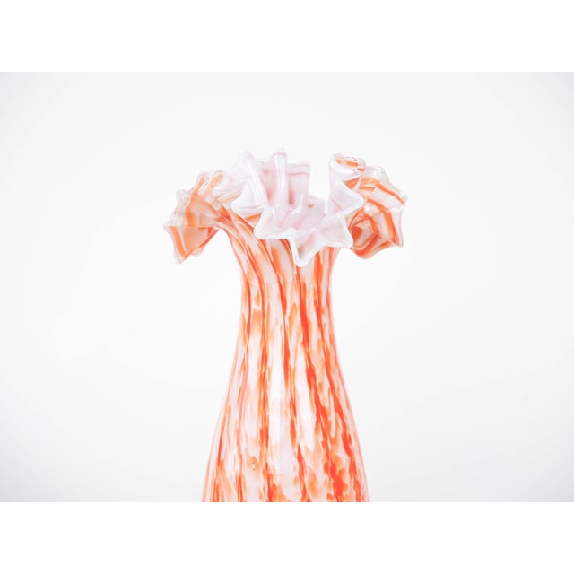 1960s Italian Orange Vase, 1960s For Sale - Image 5 of 9