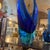 1960s Blue and Turquoise Heavy Murano Glass Huge Centerpiece by Flavio Poli For Sale - Image 16 of 18