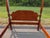 Traditional Vintage Statton Furniture Georgian Style Rice Carved Mahogany Queen Size Poster Bedframe For Sale - Image 3 of 12