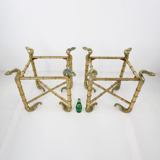 Arturo Pani 1960s Cobra Side Tables Attributed to Arturo Pani - A Pair For Sale - Image 4 of 5