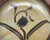 Here we have a Bernard Leach slip decorated plate with a abstract flower design , Leach is and was Englands leading potter...
