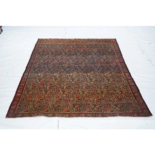 Antique Malayer 4'3'' X 6'5'' For Sale - Image 12 of 12