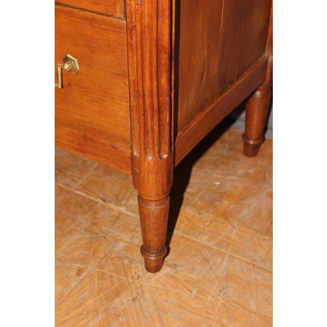 Small Louis XVI Style Chest of Drawers in Cherry Wood, 1700s For Sale - Image 6 of 16