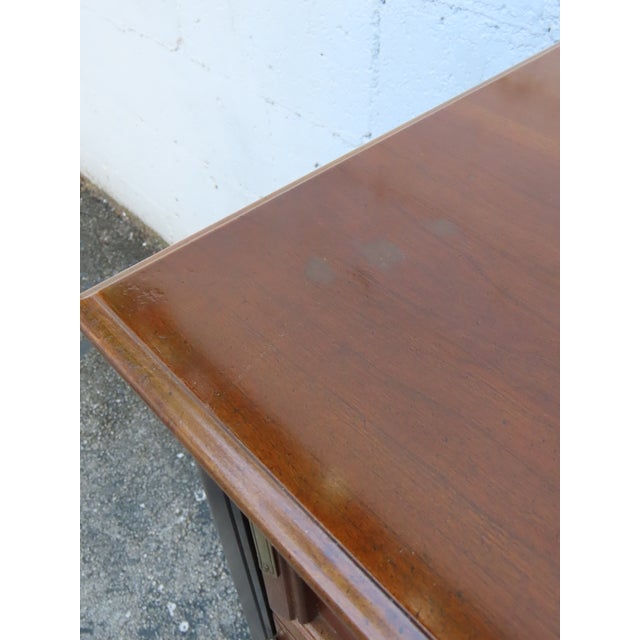 Broyhill Hollywood Regency Long Low Dresser Sideboard Media Cabinet 6353 For Sale - Image 18 of 18