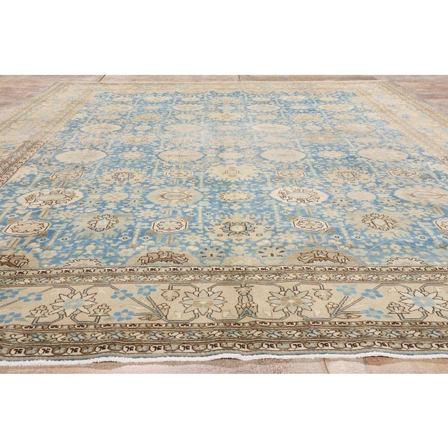 Antique Persian Tabriz Rug, 09'06 X 12'04 For Sale - Image 9 of 10