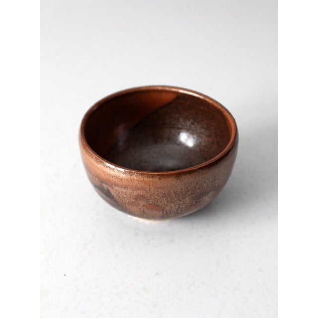 Vintage Handmade Studio Pottery Bowl For Sale - Image 4 of 8