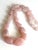Large Rose Quartz Statement Necklace | Knotted Silk Cord | 304 Stainless Steel Clasp | Luxe Pink Gemstone Beaded Necklace For Sale - Image 16 of 17