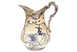 Antique Royal Benn Delft Creamer