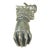 Mid 19th Century French Napoleon III Cast Iron Door Knocker For Sale