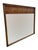 Mid-Century Modern Broyhill Brasilia Wall Mirror in Vintage Mid Century Modern Style For Sale - Image 3 of 4