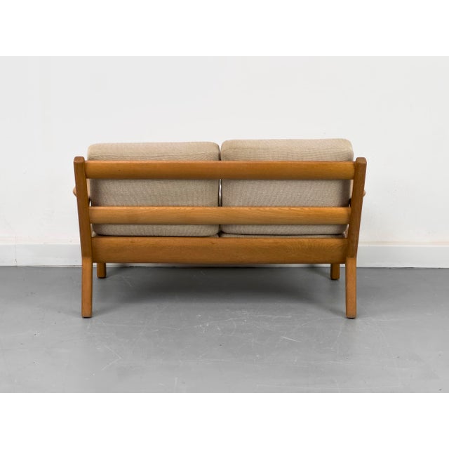 1980s Vintage Danish Oak Sofa by Juul Kristensen, 1970s For Sale - Image 5 of 18