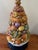 Large Mid 20th Century Italian Porcelain Fruit Topiary Table Lamp For Sale - Image 9 of 12
