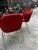 Up for consideration is a beautiful vintage pair of red abstract Coalesse Steelcase accents chairs. These would look...