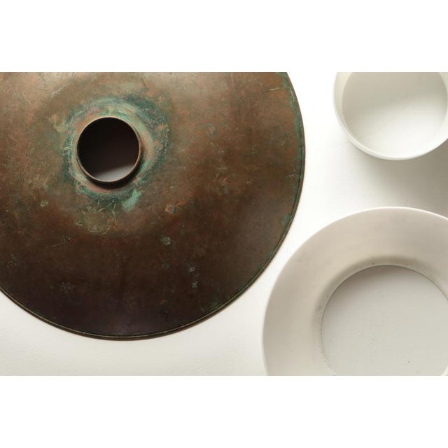 Scandinavian Modern 4/4 Pendant Light in Copper and Glass by Poul Henningsen for Louis Poulsen, 1930s For Sale - Image 14 of 17