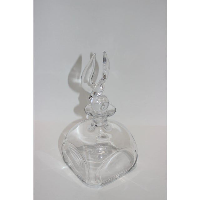 American Steuben Crystal Eagle Decanter Signed For Sale - Image 3 of 12