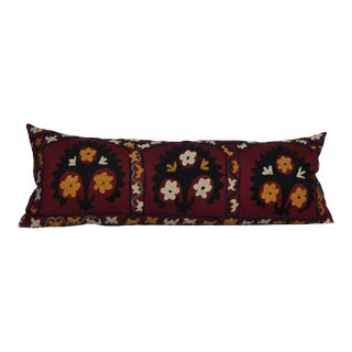Suzani Long Pillow Cover 16" X 48" For Sale