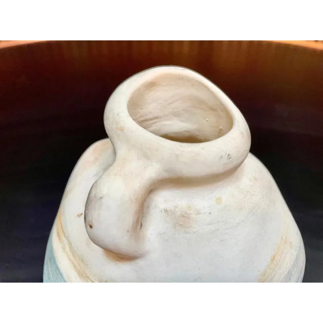 Greek Hand-Painted Studio Ceramic Art Vase & Jar, 1960s, Set of 2 For Sale - Image 14 of 18