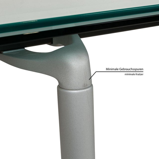 Glass 8170 Glass Silver Extendable Dining Table from Rolf Benz For Sale - Image 7 of 14
