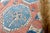 1970s Vintage Turkish Handmade Wool Cotton Orange Blue Area Rug For Sale In San Francisco - Image 6 of 11