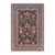 Elegant Floral 1990's Pak-Persian Green/Pink Wool Rug - 2'6'' X 4'3'' For Sale