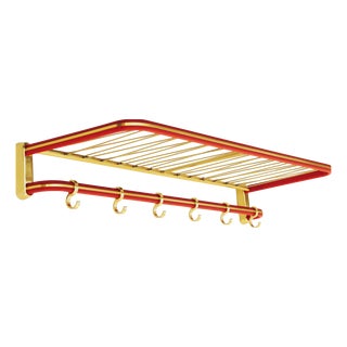 German Wall-Mounted Coat Rack, 1950s For Sale
