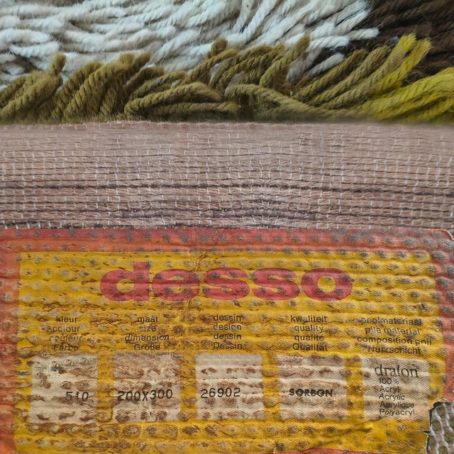 Vintage Space Age Rug by Desso, 1970s For Sale - Image 13 of 14