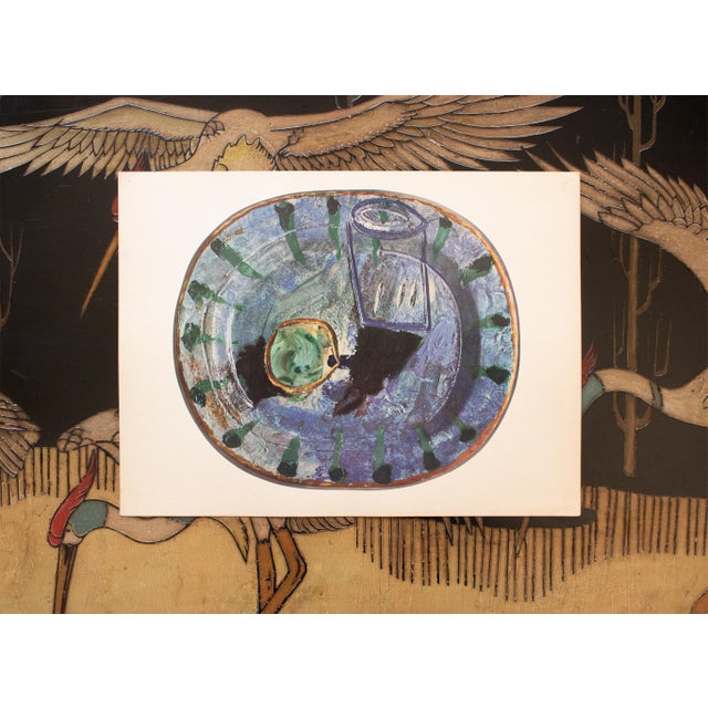 Abstract 1950 Swiss Print of Picasso's Ceramic Platter, "Still Life" For Sale - Image 3 of 6