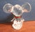 charming glass mouse, meticulously crafted by Mosser Glass for Fenton. This delightful piece stands at 3 1/2 inches tall...