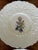 Alabaster 1940s Royal Cauldron Bristol Ironstone “Cardinal Flower” 9.5” Appetizer Plates ~ Set of 8 ~ England For Sale - Image 8 of 13