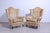 Set of Armchairs in Damask Fabric, 1950s For Sale - Image 15 of 15