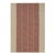 Rug & Kilim’s Contemporary Kilim in Red and Beige Textural Stripes For Sale