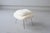 Set of Womb Chair and Ottoman in Fluffy White Fabric by Eero Saarinen, 1948 For Sale - Image 11 of 16